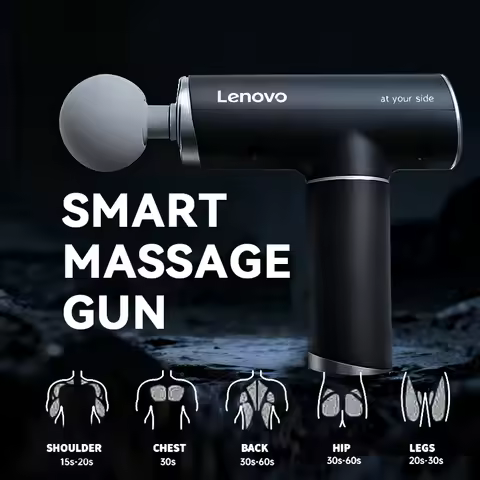Lenovo Brand Fascia Gun N2 Deep Massage to Relieve Muscle Soreness, Exercise and Relax, Portable