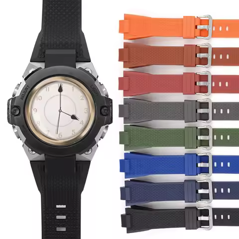Silicone Watchband for Casio G-SHOCK GST-B400 Series Rubber Replacement Bracelet Watch Strap for gsh