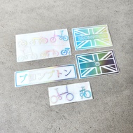 Specialized Car Bicycle Stickers Brompton Label Trek