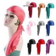 IOPTIMISTIYU Silk Durag Headwrap Pre-Tied Elastic Chemo Cap Fashion Pirate Hat