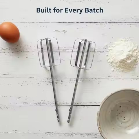 1/2pcs For Universal Stainless Steel Electric Hand Mixer Whisk Replacement Hand Mixer Beaters Attach