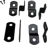 Canvas Clips Black for Picture Framing Screws Included 15 per Pack ( Choose Your Offset 0/0", 1/8", 