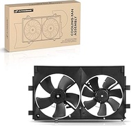 A-Premium Engine Radiator Cooling Fan Assembly Compatible with Mitsubishi Outlander 2008-2013, L4 2.4L, Replace# 1355A132, 1355A140