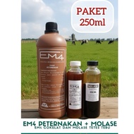 Em4 Livestock 250ml + Molasses 250ml. Em4 Livestock + Molasses Package. Em4 Chocolate