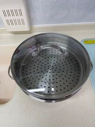 Buffalo 牛頭牌厚底不鏽鋼蒸龍萬用煲28cm