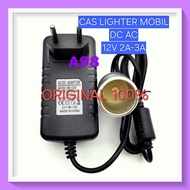 A98 CAS LIGHTER MOBIL DC AC 12V 2A 3A ORI 100% ADAPTOR SOKET SOCKET CAR POWER ADAPTER CAS CASAN TRAV