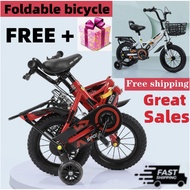Fast Shipping 🔥🔥🔥NEW Children foldable bicycle 12 14 16 18 20 inch kids bicycle fold foldable bike boy girl bike Easy installation Strong and solid