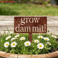 SPARKLEEDGE Metal Garden Stake, Decorative Weatherproof Garden Sign, Garden Art Vintage Unique Durab