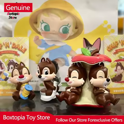 New Official Pop Mart Disney Chip 'N' Dale Playful Brothers Series Figurine Blind Box Surprise Colle