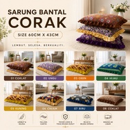 Sarung Bantal Ropol Rendom Design 60x43cm - Soft and Cozy