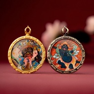 93% positive reviews: Small Thangka Pendant Five-way God of Wealth Twelve Zodiac Guardian93% Praise 