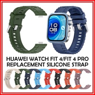 Huawei Watch Fit 4 / Fit 4 Pro Strap Huawei Watch Fit4 pro Replacement Strap Silicone Band Huawei Wa