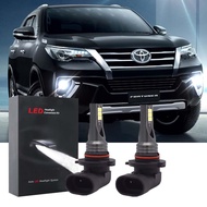 สำหรับ TOYOT FORTUNER 2015 2016 2017 2018 2019-2X6000K ไฟ LED สีขาวไฟตัดหมอกเปลี่ยนหลอดไฟชุด Kit