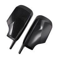 [ brand new]  For BMW 3 5 Series E46 E39 M Style Wing Side Mirror Covers Carbon Fiber