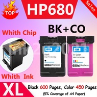 Compatible HP 680XL HP 680 Ink Cartridge HP XXL680 Black HP 680 Color refill HP 680 Ink 115 / 2138 / 3635 / 1118 / 2135