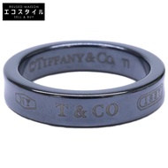 Tiffany & Co. [Excellent Condition] Tiffany 1837 Black Titanium Narrow Ring [Pre-owned]