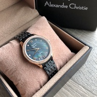 *Ready Stock*ORIGINAL Alexandre Christie 2693LHB Stainless Steel Water Resistant Elegant Ladies Watch