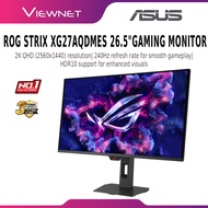 ASUS ROG Strix XG27AQDMES 26.5" QD-OLED Gaming Monitor 2K QHD 240Hz 0.03ms HDR10 G-Sync DP HDMI VESA