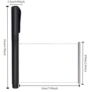 Stealth Pen Rollout Paper Pen Pena Rahasia Pena Pullout Banner Pen Pena Kertas Kosong 0.5mm