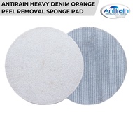 ANTIRAIN HEAVY DENIM ORANGE PEEL REMOVAL SPONGE PAD [5INCH]
