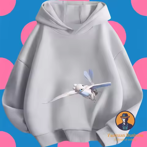 How To Train Your Dragon Cartoon Print 2026 Cotton Hoodie Autumn Winter Hot Sale Kids Student Fashio