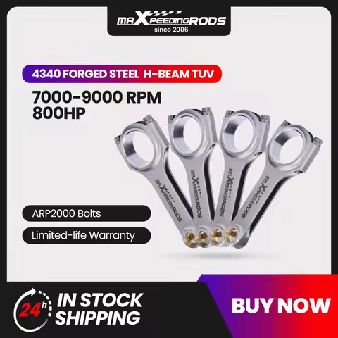 4340 Forged Connecting Rods+ARP2000 Bolts For Honda Acura 2.3L F23A1-A7 5.551''