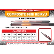 Joran Tegek / Pole Mini Carbon Keiryu Chromium Pilih Ukuran