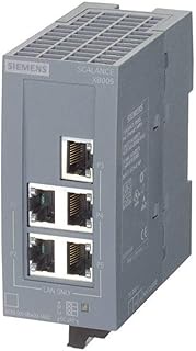 Siemens 6GK50050BA001AB2 SCALANCE X005 Industrial Ethernet Switch 24 Volt DC 0.07 Amp 10/100 Mbps