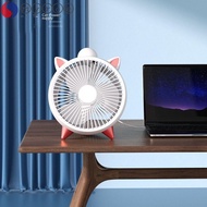 MYROE Table Fan Creative USB Mini Wind Speed Adjust Home Office Air Cooling Fan