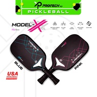 Protech XP Pickleball Paddle-Model X (USAPA Approved) (T800 Raw Carbon Fibre)(16mm)(Pro-Level)