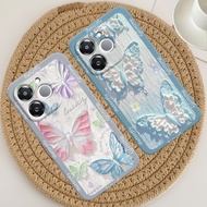 Softcase REALME NOTE 70 Latest REALME 14 C71 C75 C75X Flexible Silicone Butterfly Motif Casing PS103