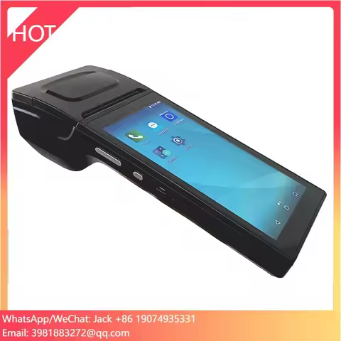 New Mini Android 10 Pos Machine All In One Handheld Pos Terminal Touch Screen Build In Printer