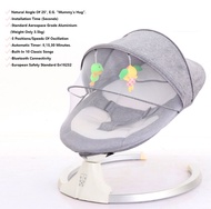 Kerusi goyang elektrik bayi buaian muzik pintar buaian bukti nyamuk dilipat