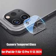 9D Full Camera Lens Protector for iPad Air 11 Air 6th Gen Air 13 Pro 11 2024 5th for iPad Pro 13 inch 2024 7th Gen Back Cover Protector Tempered Glass