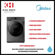 MIDEA MF200W85B/MF200W95B FRONT LOAD WASHING MACHINE - TWO YEARS MANUFACTURER WARRANTY + FREE DELIVERY