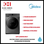 MIDEA MF200W85B/MF200W95B FRONT LOAD WASHING MACHINE - 2 YEARS WARRANTY