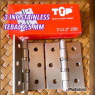 Promo Sale Engsel 5 inc Stainless Tebal Kodai KODAI TOP/ engsel pintu berat 5 inc Harga promo engsel