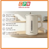 Kangaroo electric kettle 1.7L KGWK17P1G, 1500W, Leifan 360 degree rotating base, genuine product, na