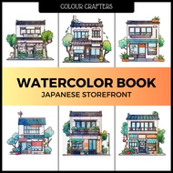 ColourCrafters Watercolour Drawing Book Japanese Storefront 200gsm 300gsm Watercolour Paper