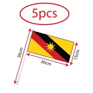 5PCS Sarawak Hand Hold Flag, Hand Held Flag, Hand Flag, Bendera Tangan Sarawak