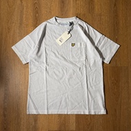 Lyle Scott Pocket Washed Blue BNWT T-Shirt Original 100% Size: 6/S (68 X 52) Suitable for BB 45-55