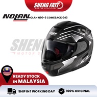 NOLAN N90-3 COMEBACK N-COM (043) Full Face Helmet Motor Topi Keledar Keselamatan Full Face Superbike