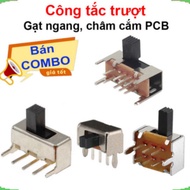(10 Pieces) slide switch, PCB welding horizontal adjustment pin slide switch