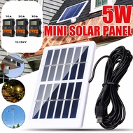Mini Micro USB Solar panel 5W 6V Mono Solar Power Cell Module Charger with UPGRADED 10A/20A/30A sola