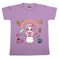 Minalaidzin Combed 30s Girls' T-Shirt | Fashion Fashion
