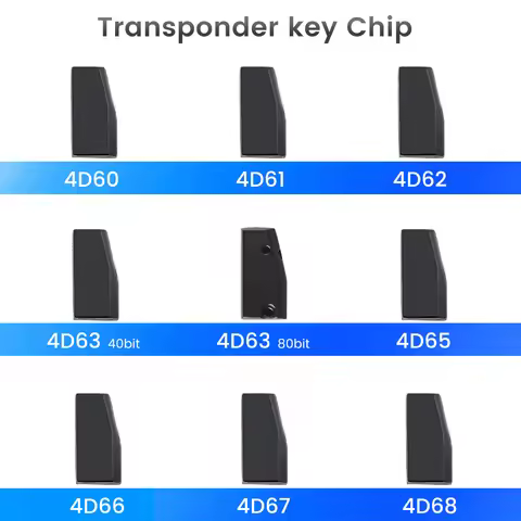 Dandkey Transponder Car Key Chip 4D60 4D61 4D62 4D63 40Bit 4D63 80Bit 4D65 4D66 4D67 4D68 Chip Origi