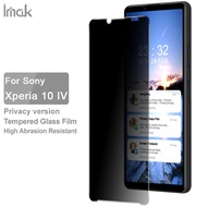 ฟิล์มกันเสือกสำหรับ Sony XPeria 10 IV/XPeria 10 III สำหรับ Sony XPeria 1 IV/XPeria 1 III Imak ความเป็นส่วนตัวฟิล์มกระจกนิรภัยป้องกันการแอบหน้าจอฟิล์มป้องกัน