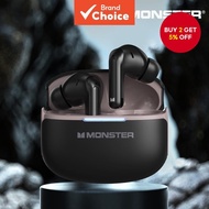 Monster D02 Earphones Bluetooth AI Noise Cancelling HIFI Headsets Panoramic Acoustics & Ultra-Long B