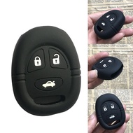 Super low price❤️Silicone Key Case Cover For Saab 9-3 9-5 Fob Remote Holder 3 Button