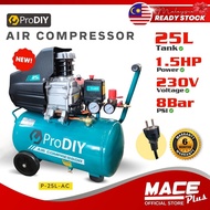 PRODIY / LADDERMAN Air Compressor 25 Liter Tank 1.5HP 8 Bar 158L/min 25L Kompresor Angin Compressor 